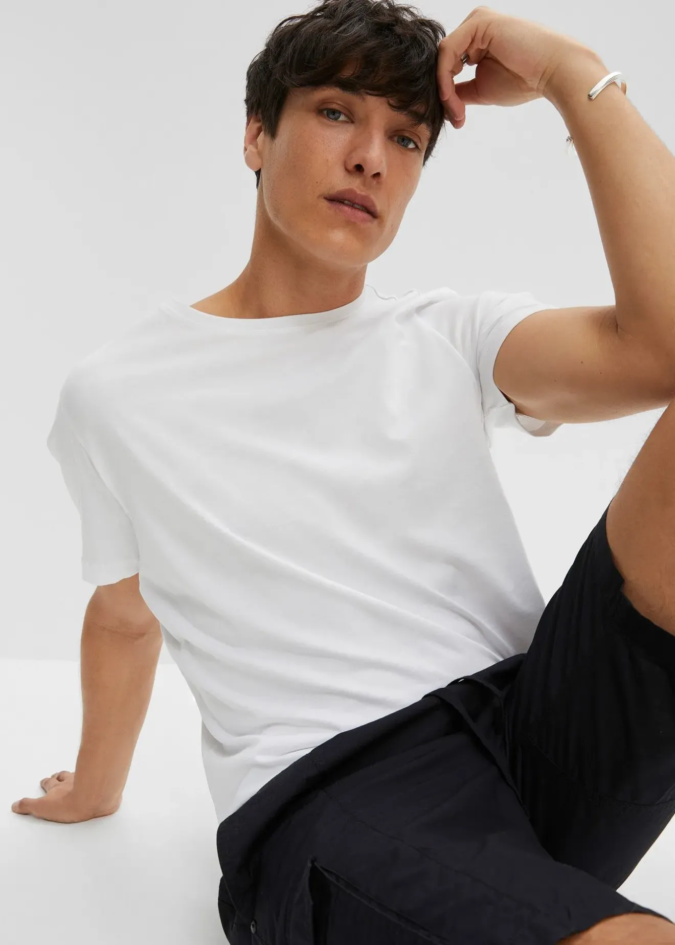 bonprix Lot de 5 T-shirts|Homme Vêtements De Sport|T-Shirts & Polos