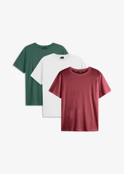 bonprix Lot de 3 T-shirts|Homme T-Shirts & Polos