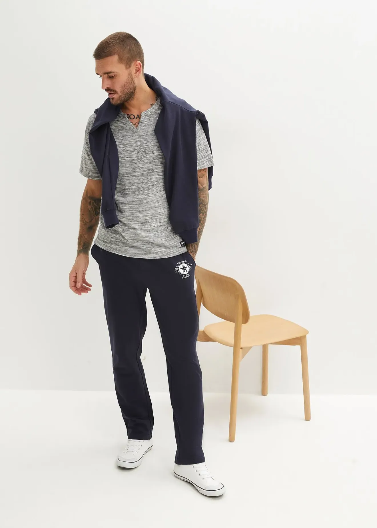 Homme bonprix Vêtements De Sport|T-Shirts & Polos|Lot de 2 T-shirts