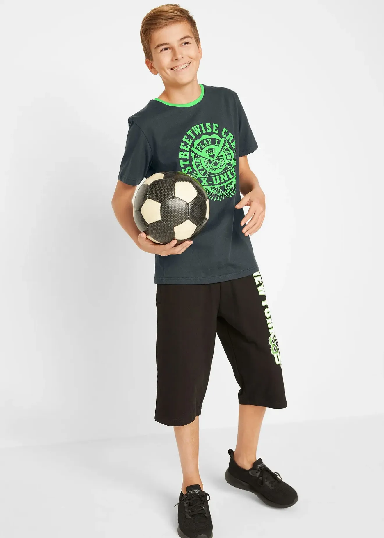 Enfant bonprix Vêtements Enfant|Garçons 9-16 Ans·Lots De 2 Articles Et Plus|Lot de 2 T-shirts 100% coton