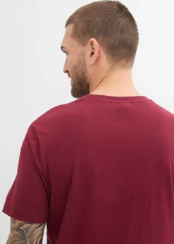 bonprix Lot de 2 T-shirts 100% coton|Homme T-Shirts & Polos