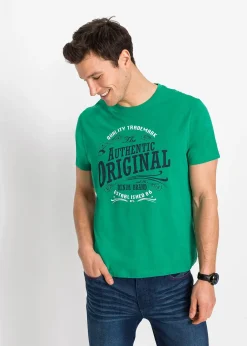 bonprix Lot de 2 T-shirts 100% coton|Homme T-Shirts & Polos