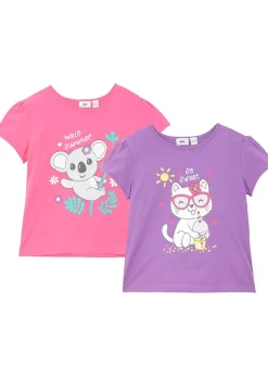 Enfant bonprix Vêtements Enfant|Filles 2-8 Ans·Lot De 2 Articles Et Plus|Lot de 2 T-shirts 100% coton