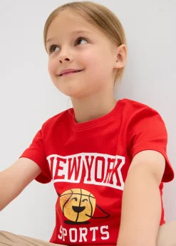 bonprix Lot de 2 T-shirts 100% coton|Enfant Vêtements Enfant|Garçons 2-8 Ans·Lots De 2 Articles Et Plus