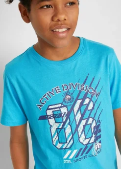 bonprix Lot de 2 T-shirts 100% coton|Enfant Vêtements Enfant|Garçons 9-16 Ans·Lots De 2 Articles Et Plus