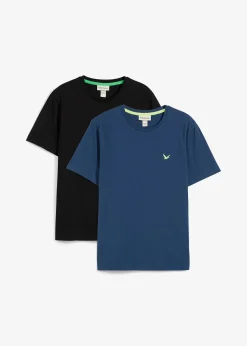 Homme bonprix T-Shirts & Polos|Lot de 2 T-shirts 100% coton