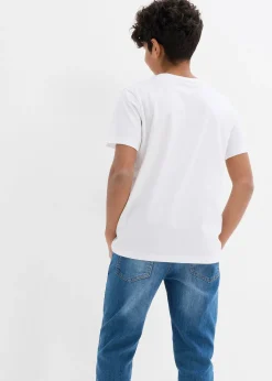 bonprix Lot de 5 T-shirts 100% coton|Enfant Vêtements Enfant|Garçons 9-16 Ans·T-Shirts