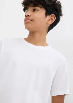 bonprix Lot de 5 T-shirts 100% coton|Enfant Vêtements Enfant|Garçons 9-16 Ans·T-Shirts