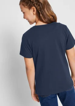 bonprix Lot de 2 T-shirts 100% coton|Enfant Vêtements Enfant|Filles 9-16 Ans·Lot De 2 Articles Et Plus