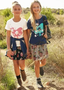 bonprix Lot de 2 T-shirts 100% coton|Enfant Vêtements Enfant|Filles 9-16 Ans·Lot De 2 Articles Et Plus