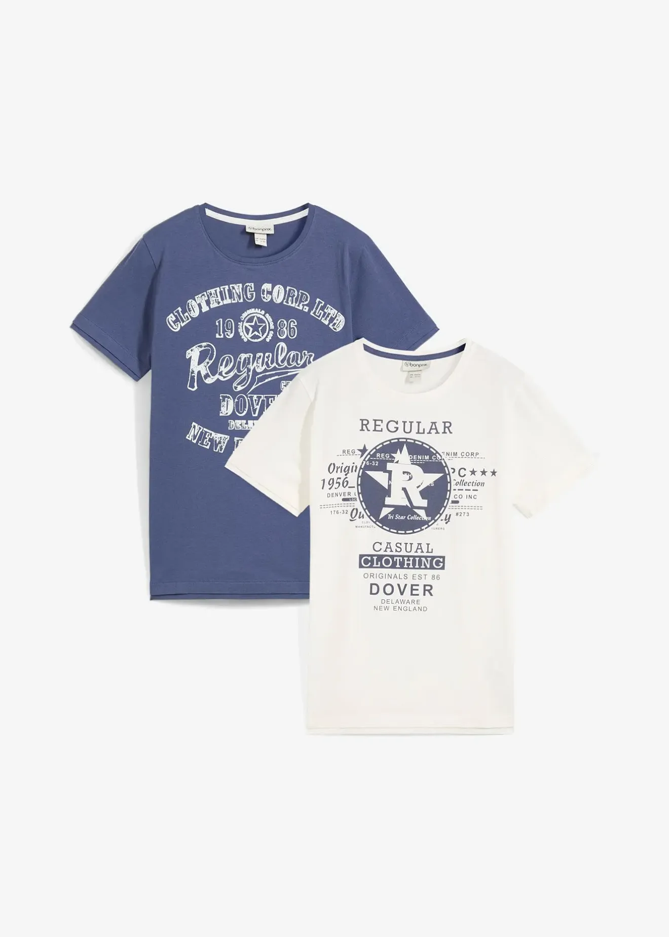 Enfant bonprix Vêtements Enfant|Garçons 9-16 Ans·Lots De 2 Articles Et Plus|Lot de 2 T-shirts 100% coton