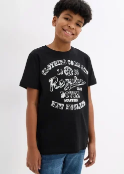 bonprix Lot de 2 T-shirts 100% coton|Enfant Vêtements Enfant|Garçons 9-16 Ans·Lots De 2 Articles Et Plus