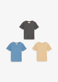 bonprix Lot de 3 T-shirts 100% coton|Enfant Vêtements Enfant|Garçons 2-8 Ans·Lots De 2 Articles Et Plus