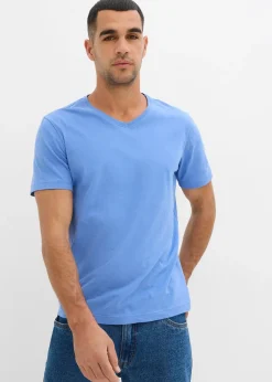 bonprix Lot de 3 T-shirts col V|Homme T-Shirts & Polos