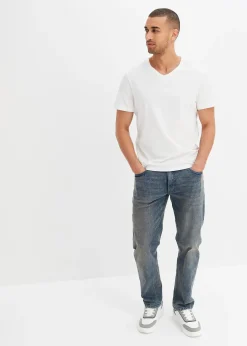 bonprix Lot de 3 T-shirts col V|Homme T-Shirts & Polos