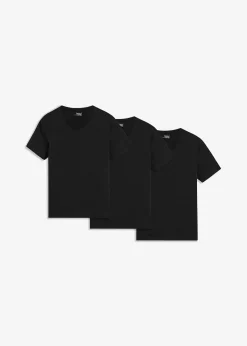 Homme bonprix T-Shirts & Polos|Lot de 3 T-shirts col V