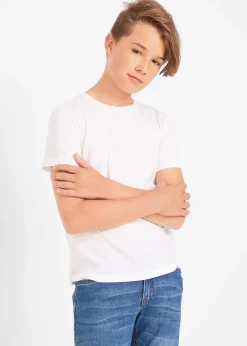 bonprix Lot de 3 T-shirts coton|Enfant Vêtements Enfant|Garçons 9-16 Ans·Lots De 2 Articles Et Plus