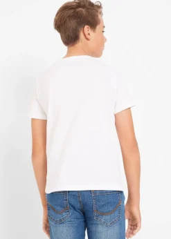 bonprix Lot de 3 T-shirts coton|Enfant Vêtements Enfant|Garçons 9-16 Ans·Lots De 2 Articles Et Plus