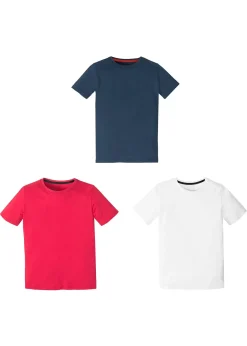 bonprix Lot de 3 T-shirts coton|Enfant Vêtements Enfant|Garçons 9-16 Ans·Lots De 2 Articles Et Plus
