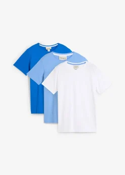 bonprix Lot de 3 T-shirts coton|Enfant Garçons 9-16 Ans·Lots De 2 Articles Et Plus|Garçons 9-16 Ans·T-Shirts