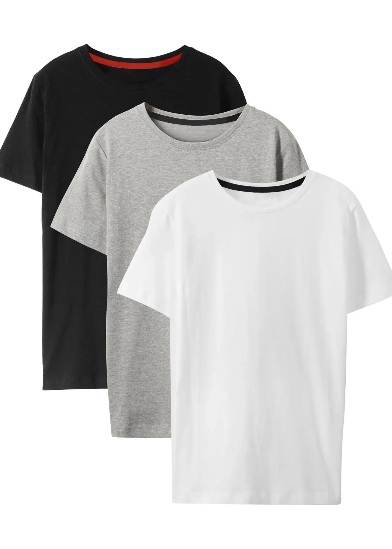 Enfant bonprix Vêtements Enfant|Garçons 9-16 Ans·Lots De 2 Articles Et Plus|Lot de 3 T-shirts coton