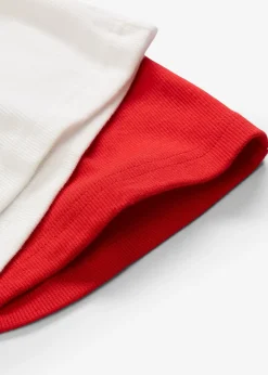 Femme bonprix Basiques|T-Shirts & Tops|Lot de 2 T-shirts côtelés