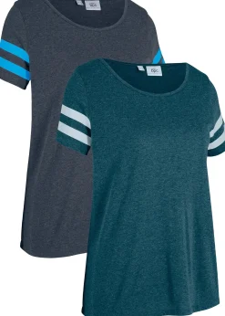 bonprix Lot de 2 T-shirts de sport légers|Femme Vêtements De Sport|T-Shirts & Tops