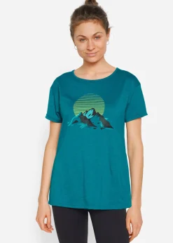 Femme bonprix Vêtements De Plein Air|Vêtements De Sport|Lot de 2 T-shirts de sport à séchage rapide