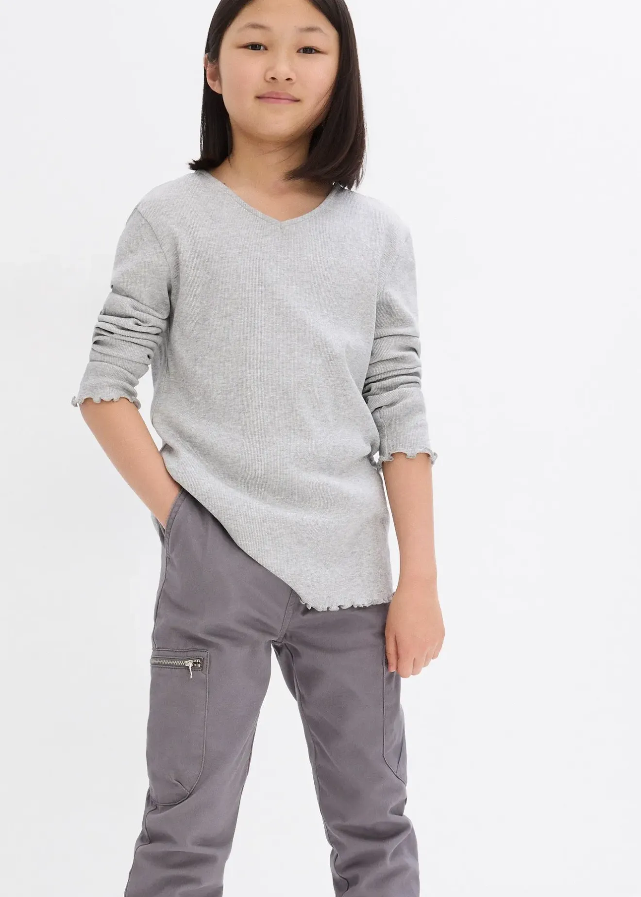 Enfant bonprix Vêtements Enfant|Filles 9-16 Ans·Lot De 2 Articles Et Plus|Lot de 2 T-shirts en coton côtelé