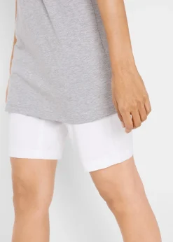 bonprix Lot de 2 T-shirts longs basiques, manches courtes|Femme Basiques|T-Shirts & Tops