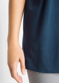 Femme bonprix Basiques|T-Shirts & Tops|Lot de 5 T-shirts longs et amples à col V