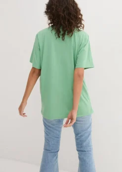 Femme bonprix Basiques|T-Shirts & Tops|Lot de 5 T-shirts longs et amples à col V