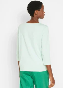 bonprix Lot de 5 T-shirts manches 3/4|Femme Basiques|T-Shirts & Tops