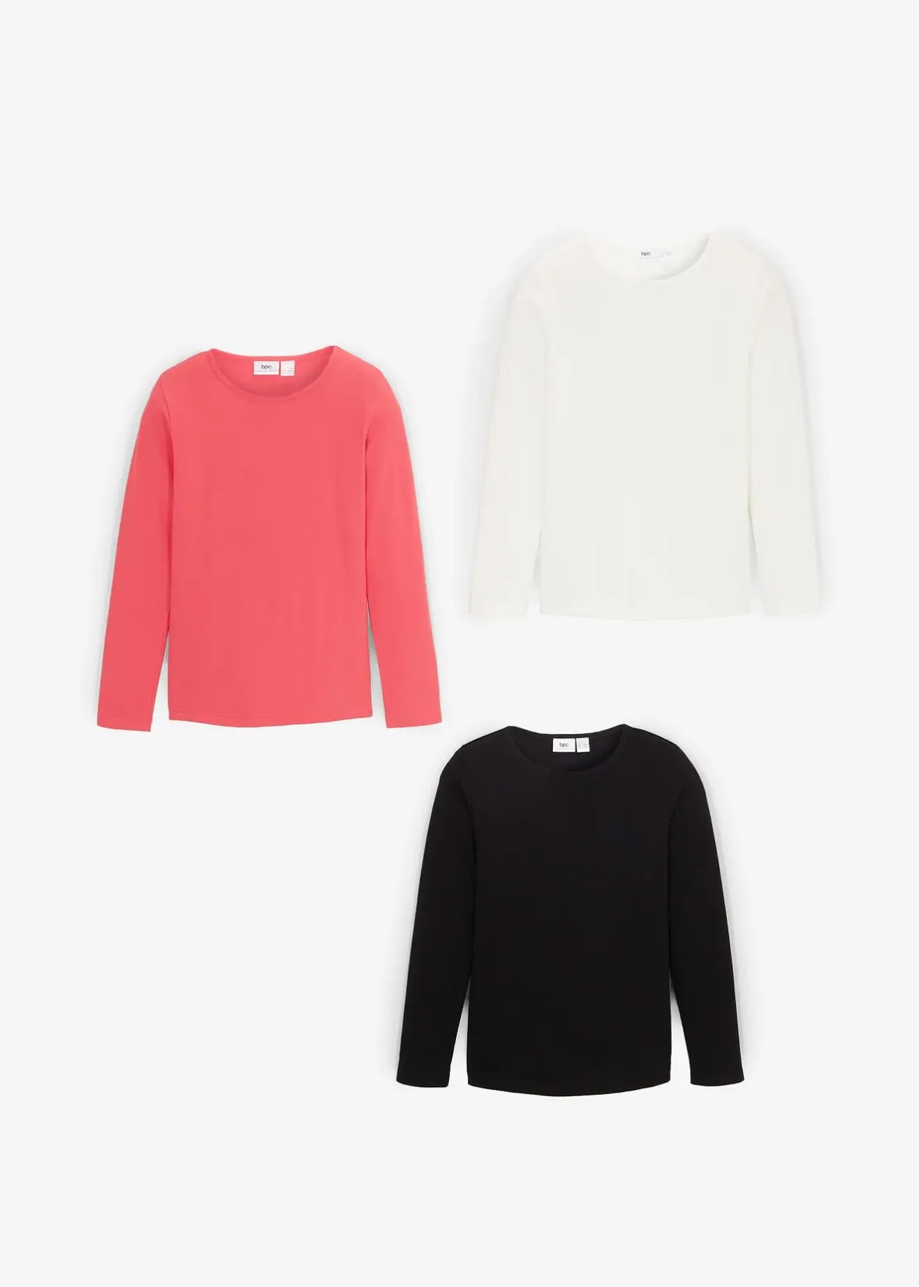 Enfant bonprix Vêtements Enfant|Filles 9-16 Ans·Lot De 2 Articles Et Plus|Lot de 3 T-shirts manches 100% coton