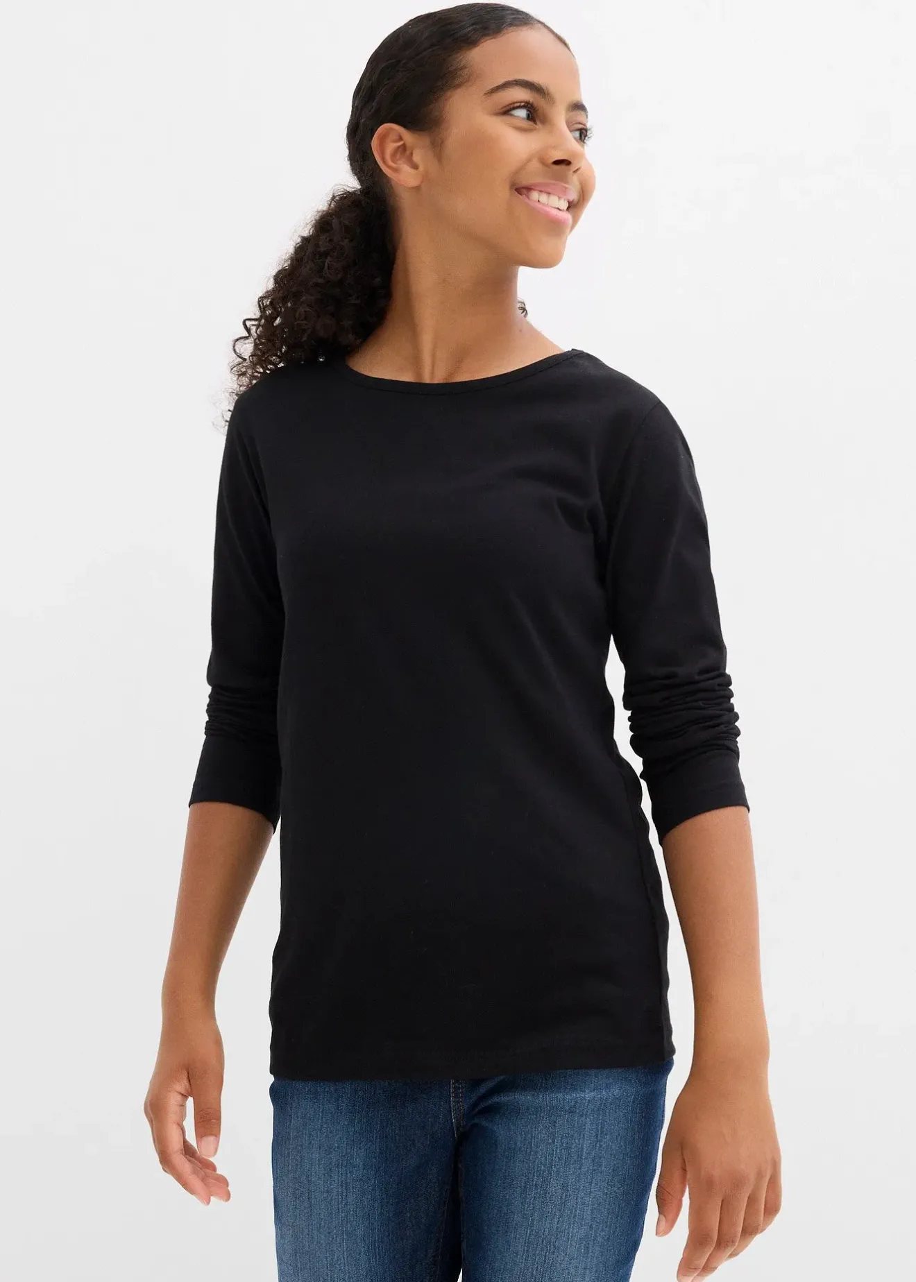 bonprix Lot de 3 T-shirts manches 100% coton|Enfant Vêtements Enfant|Filles 9-16 Ans·Lot De 2 Articles Et Plus