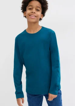 bonprix Lot de 3 T-shirts manches longues coton|Enfant Vêtements Enfant|Garçons 9-16 Ans·Lots De 2 Articles Et Plus