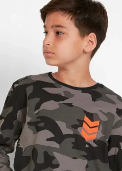 Enfant bonprix Vêtements Enfant|Garçons 9-16 Ans·Lots De 2 Articles Et Plus|Lot de 3 T-shirts manches longues 100% coton