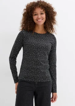 Femme bonprix Basiques|T-Shirts & Tops|Lot de 2 T-shirts manches longues