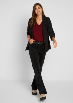 bonprix Lot de 2 T-shirts manches longues près du corps|Femme Basiques|T-Shirts & Tops