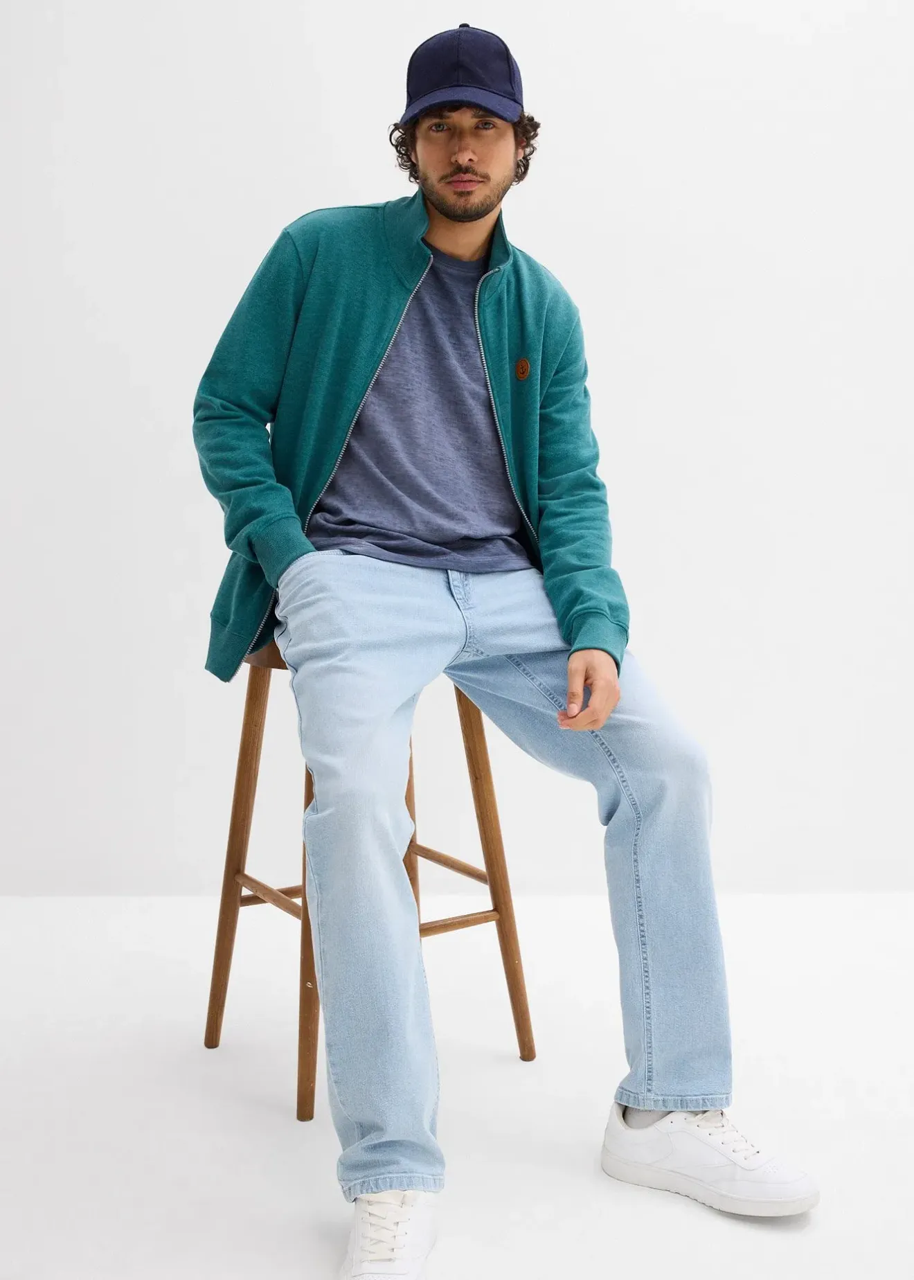 bonprix Lot de 2 T-shirts manches longues|Homme T-Shirts & Polos