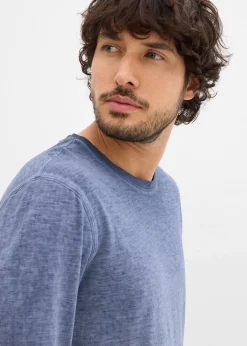 bonprix Lot de 2 T-shirts manches longues|Homme T-Shirts & Polos