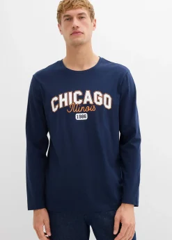 Homme bonprix T-Shirts & Polos|Lot de 2 T-shirts manches longues 100% coton