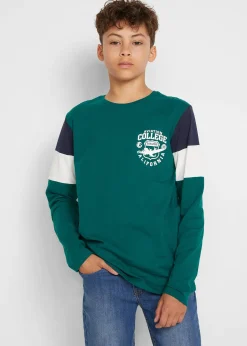 Enfant bonprix Vêtements Enfant|Garçons 9-16 Ans·Lots De 2 Articles Et Plus|Lot de 2 T-shirts manches longues 100% coton