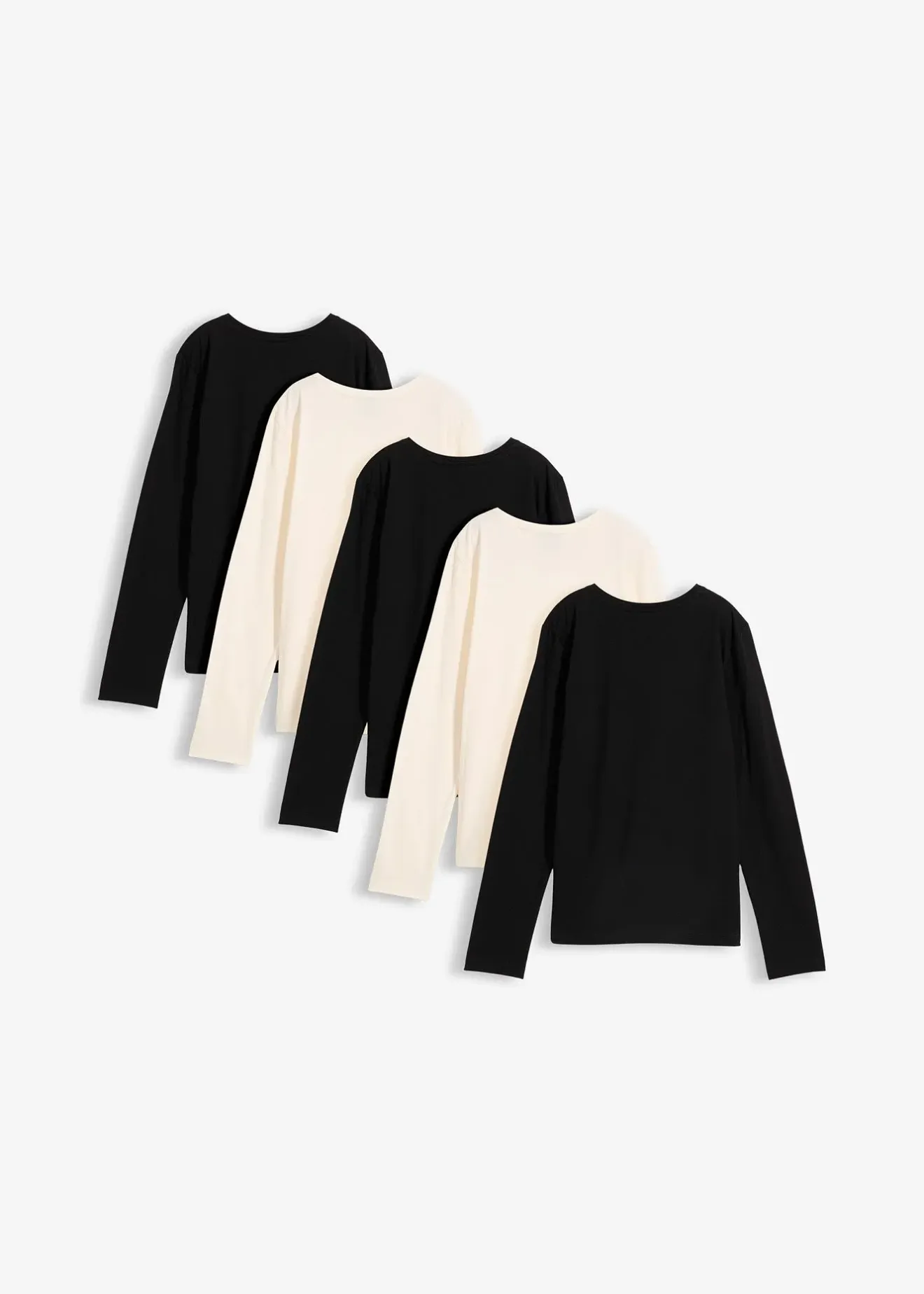 Enfant bonprix Vêtements Enfant|Filles 9-16 Ans·Lot De 2 Articles Et Plus|Lot de 5 T-shirts manches longues 100% coton