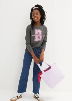 bonprix Lot de 3 T-shirts manches longues 100% coton|Enfant Vêtements Enfant|Filles 9-16 Ans·Lot De 2 Articles Et Plus