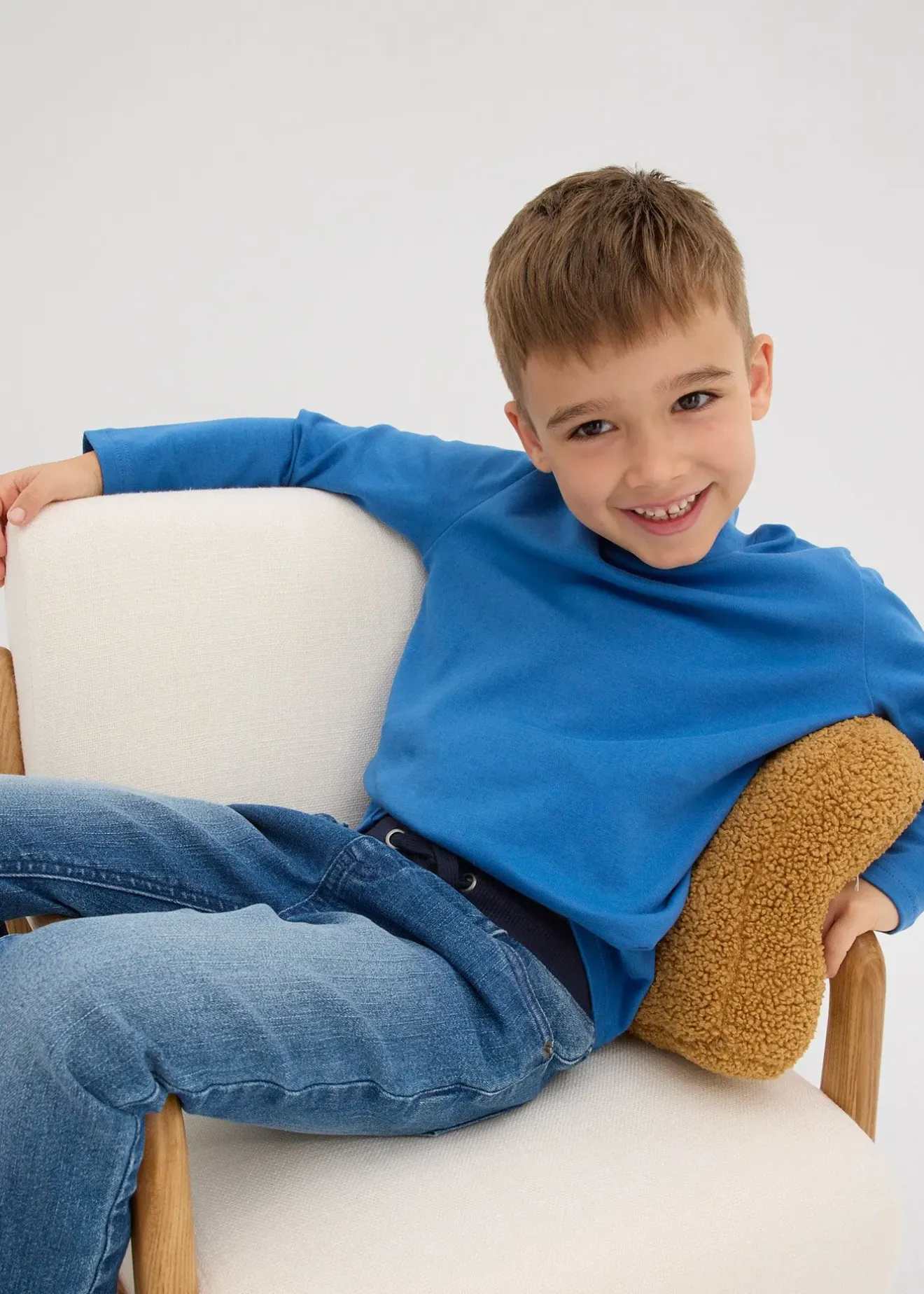 Enfant bonprix Vêtements Enfant|Garçons 2-8 Ans·Lots De 2 Articles Et Plus|Lot de 2 T-shirts manches longues col montant, 100% coton