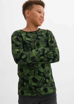 Enfant bonprix Vêtements Enfant|Garçons 9-16 Ans·Lots De 2 Articles Et Plus|Lot de 3 T-shirts manches longues en coton doux et extensible