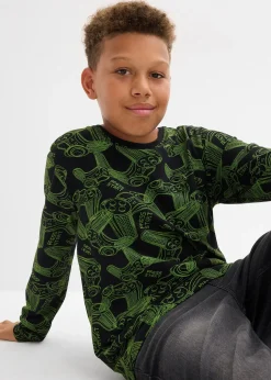 Enfant bonprix Vêtements Enfant|Garçons 9-16 Ans·Lots De 2 Articles Et Plus|Lot de 3 T-shirts manches longues en coton doux et extensible