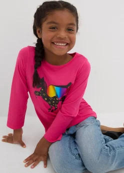 Enfant bonprix Vêtements Enfant|Filles 2-8 Ans·Lot De 2 Articles Et Plus|Lot de 2 T-shirts manches longues 100% coton