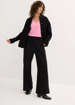 bonprix Lot de 2 T-shirts manches longues près du corps|Femme Basiques|T-Shirts & Tops